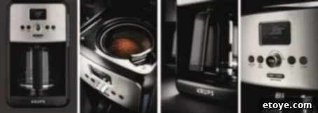 Krups EC314 Savoy Coffee Maker: Review and Win Your Own! 3 Krups EC314 Savoy in use