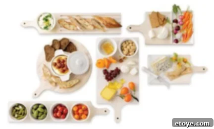 Savor Martha's Appetizers, Win a Paddleboard 4 Three Martha Stewart Collection Paddleboards showcasing different sizes and styles, ready for serving.