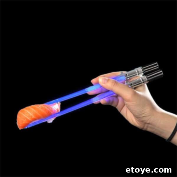 Must-Have Gifts for Kitchen Obsessives 3 f16c_light_up_chop_sabers_in_use