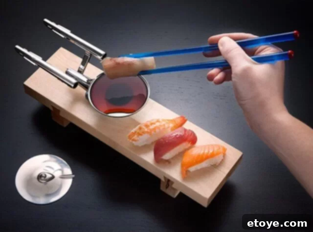 Must-Have Gifts for Kitchen Obsessives 6 f375_uss_enterprise_sushi_set_inuse