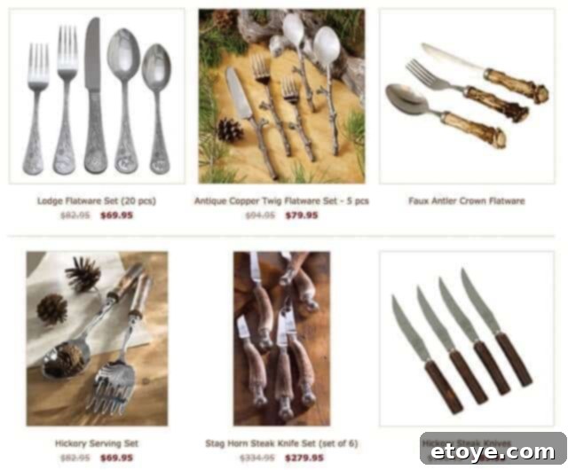 Win 150 in Black Forest Decor 3 Hickory serving set and rustic kitchen decor