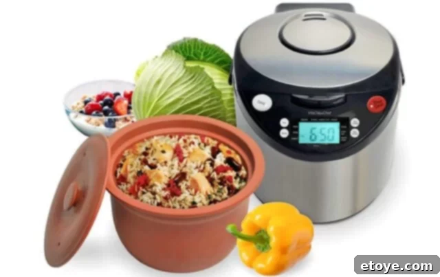 VitaClay MultiCooker in a kitchen setting