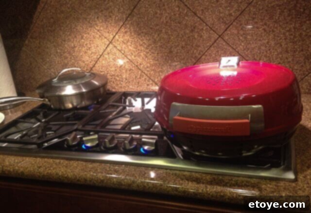 Pizzeria Pronto Stovetop Pizza Oven Review And Giveaway 8 Variety of toppings for homemade pizza night