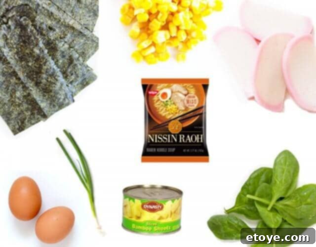 15 Minute Miso Ramen Recipe Fresh Ingredients for Enhancing Packaged Miso Ramen