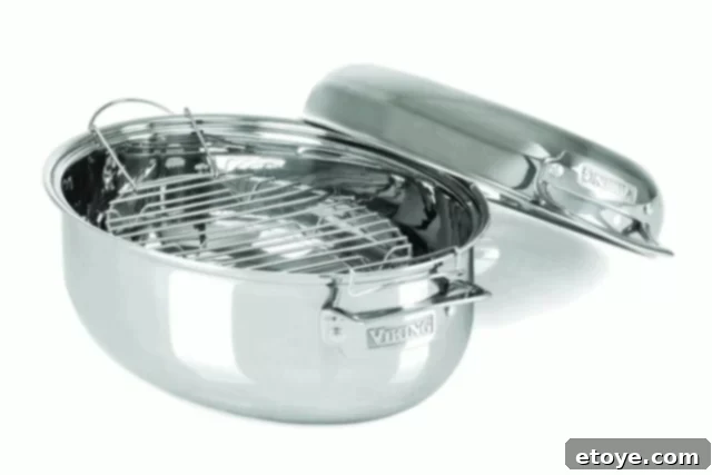 Viking 3 in 1 Stainless Steel Oval Roaster 2 Viking Oval Covered Roaster Review - The Ultimate Guide
