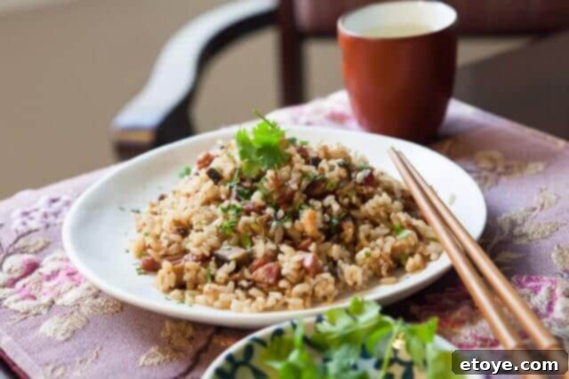 Pressure Cooker Recipe: Chinese Sausage with Brown Rice
