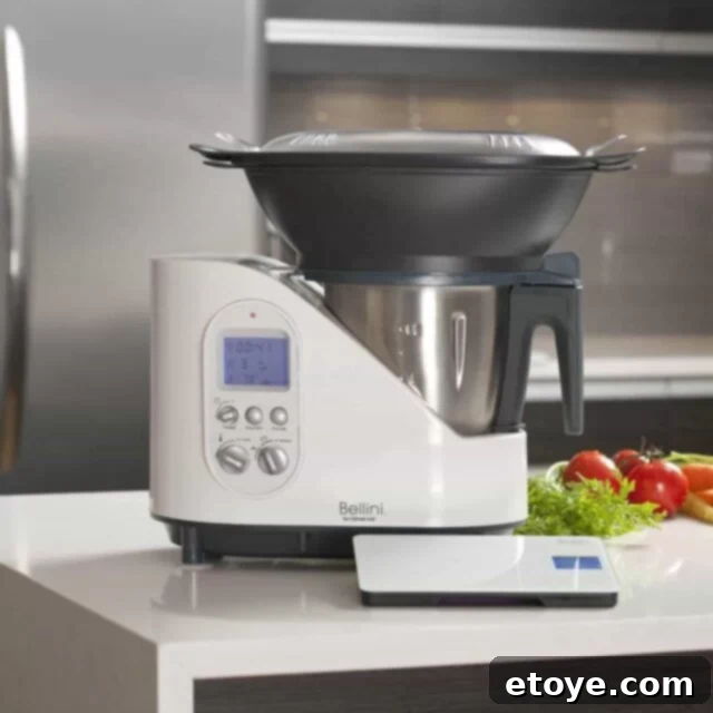 Bellini Kitchen Master in action blending ingredients for a delicious meal