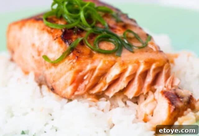 Close-up view of fresh salmon fillets, ready for marination.