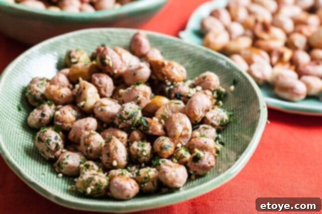 Japanese furikake seasoned peanuts, a savory and crunchy snack idea.