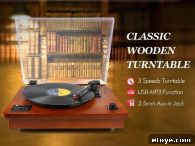 Experience Wireless Vinyl Bluetooth Turntable Review Giveaway 2 Experience the Fusion of Vintage and Modern with a Bluetooth Turntable