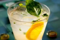 Xanadu Cocktail with Basil and Grapefruit