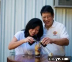 Enjoying local craft beer at Highland Brewing Company in Asheville