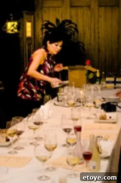 Table filled with an array of sake glasses for a Japanese artisan sake tasting event
