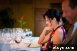 Guests engaging in conversation and enjoying the sake tasting experience