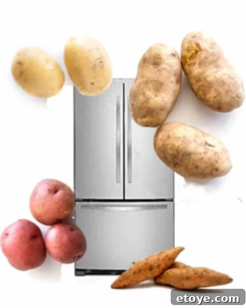 should I refrigerate potatoes