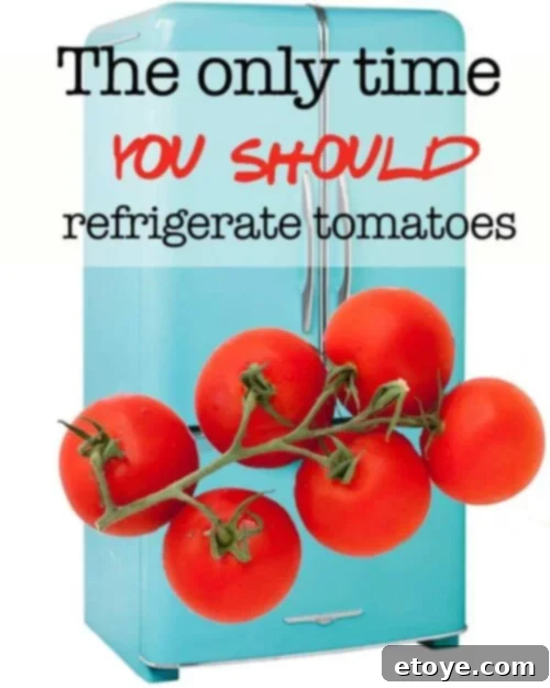 Optimal Tomato Storage: Refrigeration vs. Countertop for Best Flavor and Longevity
