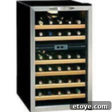 Wine refrigerator for optimal tomato storage