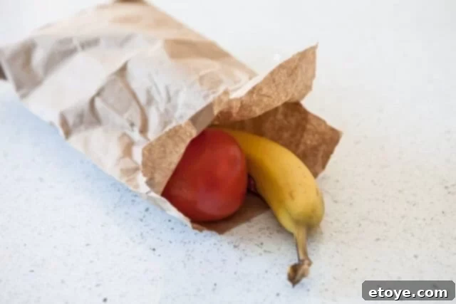 Speed up tomato ripening with ethylene gas from fruit