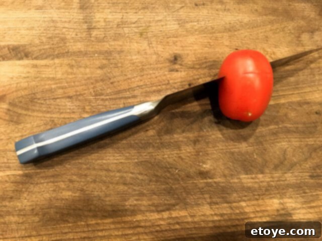 Misen Knife Review and Giveaway 4 Misen Knife Edge Retention Test