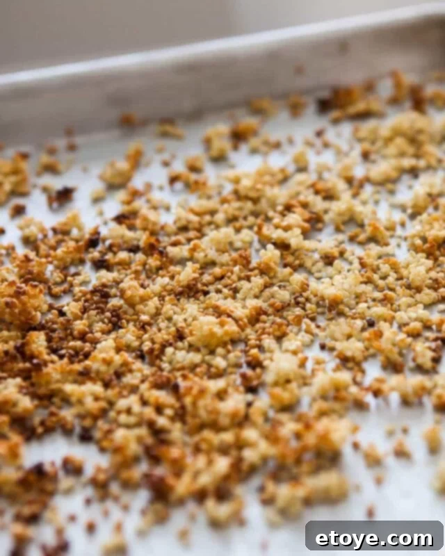 Perfect Crispy Quinoa No Oil 2 How to make crispy quinoa without oil