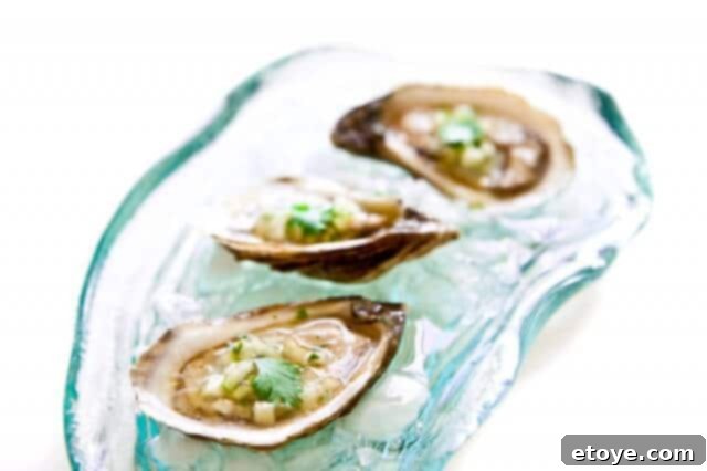 Oysters and Sea Salt - Discover the best way to enjoy oysters, enhancing their delicate flavor with just a light mignonette or coarse sea salt. Avoid overpowering them with heavy sauces.