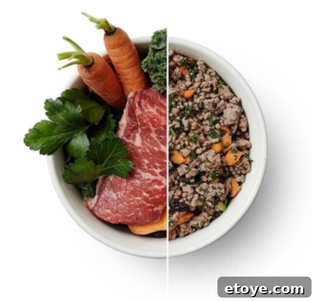 A dog enjoying The Farmer's Dog fresh meal