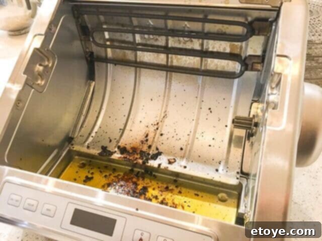 Ronco 5250 Rotisserie Oven: Before Cleaning