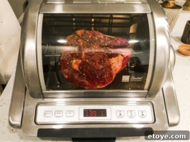 Ronco 5250 EZ Store Rotisserie: Prime Rib Prep