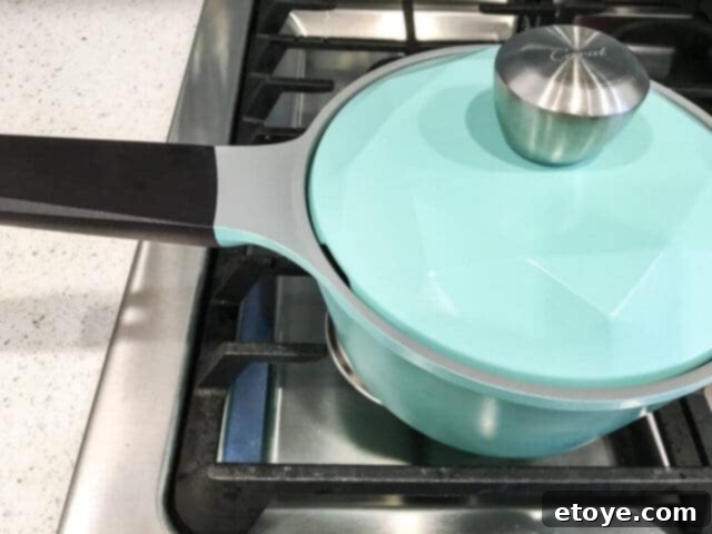 Neoflam Carat Lid Feature Neoflam Carat Cookware lid with steam release