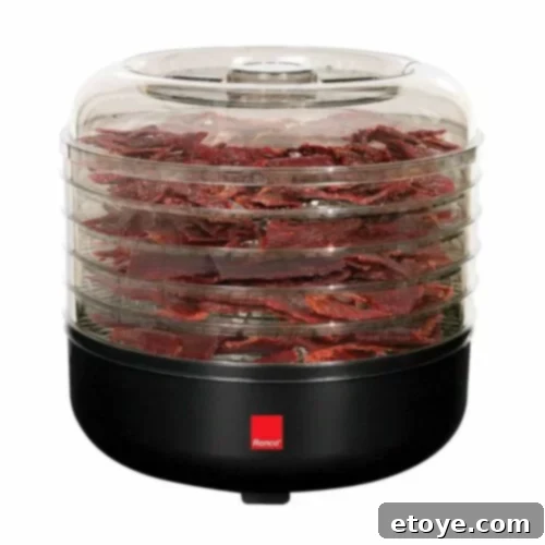 Ronco Dehydrator Review Enter to Win 2 Ronco Dehydrator and Jerky Machine in action