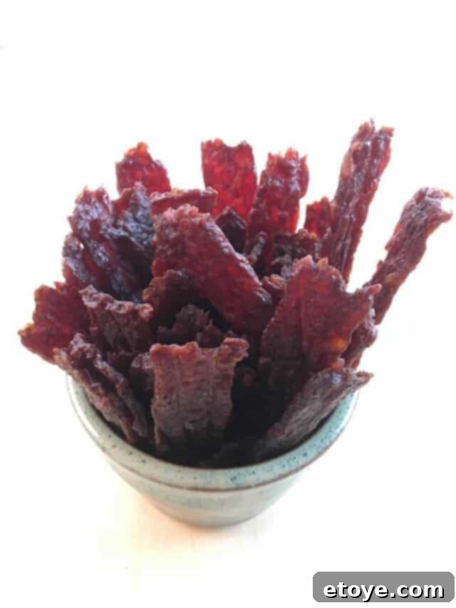 Ronco Dehydrator Review Enter to Win 11 More finished pork jerky