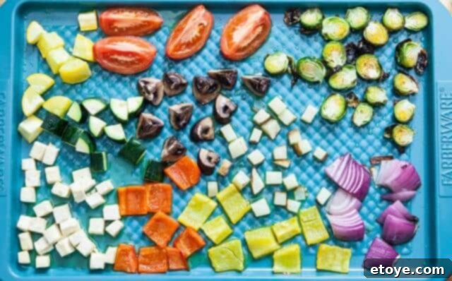 Perfectly roasted vegetables