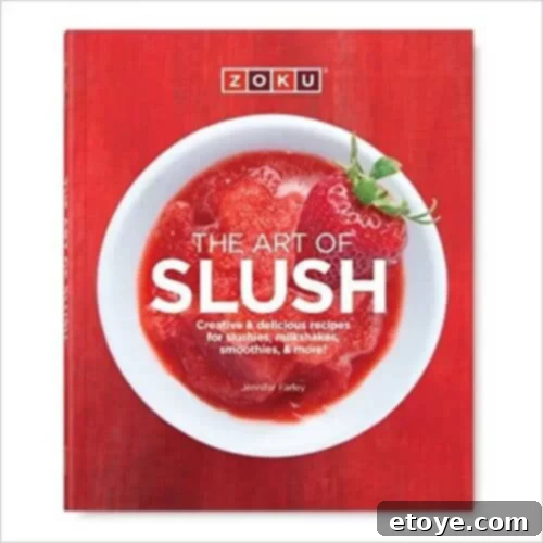 Zoku Slushy Book for creative frozen drink recipes