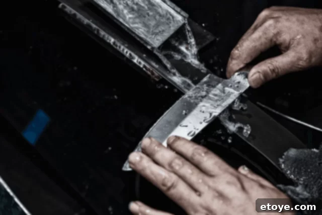 Kamikoto Knives Review and Giveaway 4 Kamikoto knives on a cutting board