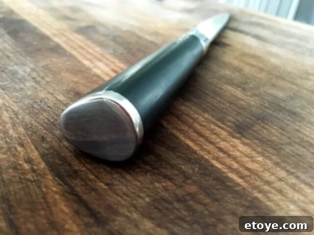 Kamikoto Knives Review and Giveaway 6 Kamikoto knife handle detail