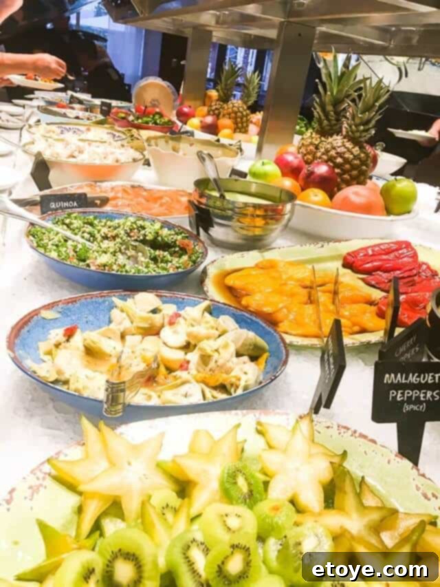 Fogo de Chão Market Table spread