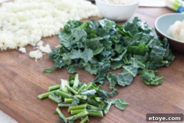 Cauliflower Fried Rice with Kale and Chicken 7 img 44655 8