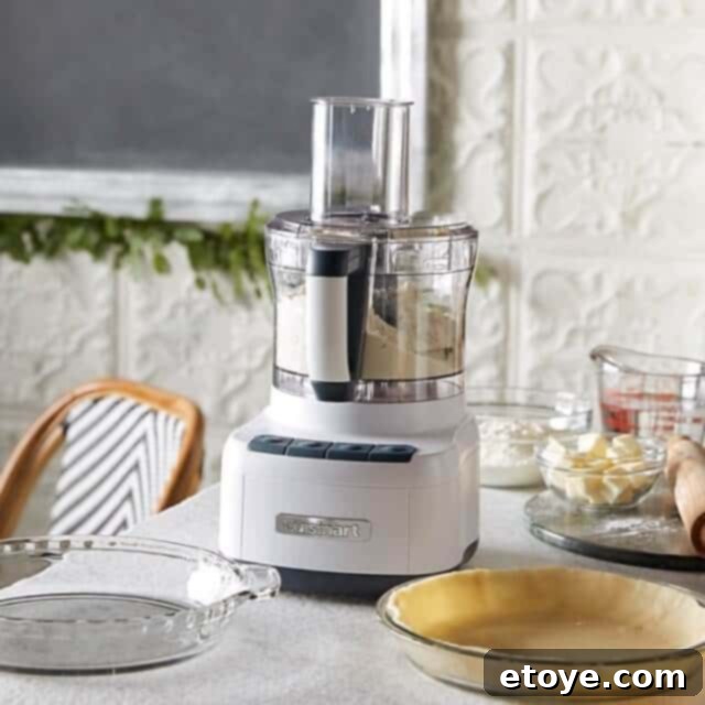 Cuisinart Elemental 8-Cup Food Processor on a kitchen counter