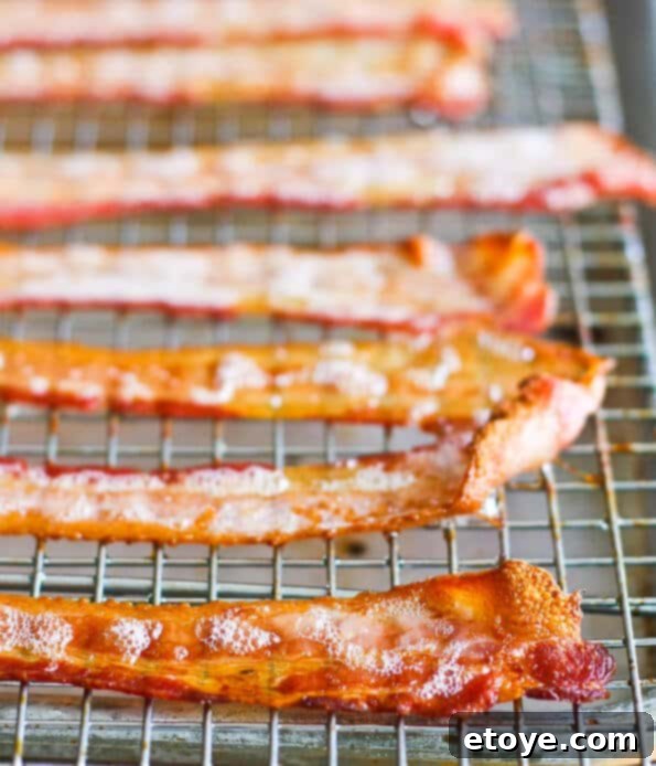 Crispy Oven-Baked Bacon for Breakfast Pancake