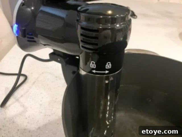 Kalorik Sous Vide with removable sleeve feature