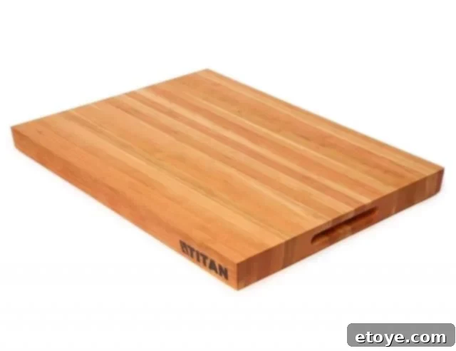 Titan Butcher Blocks Review - edge grain Titan Butcher Blocks Edge Grain Construction