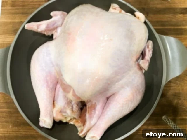 Plump and ready: Injected turkey prepped for oil-less frying. Deep fried turkey without oil - inject turkey