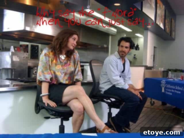 juliechris-1 Julie Powell and Chris Messina during an interview