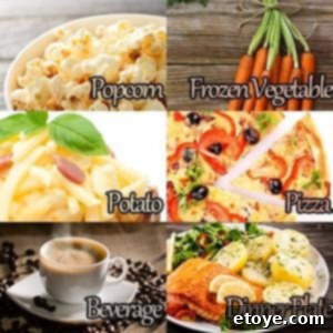 Toshiba 0.9 cu. ft. Microwave with 6 preset cooking options