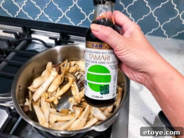 My Favorite Sauté Pan: American Made Excellence 6 Wine and soy sauce added to vegetables