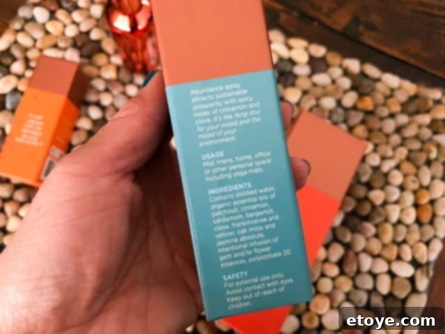 ADORAtherapy Review and $100 Giveaway 7 ADORAtherapy Abundance Ingredients