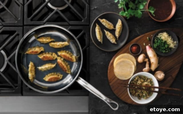 Hestan NanoBond Cookware Review - potstickers