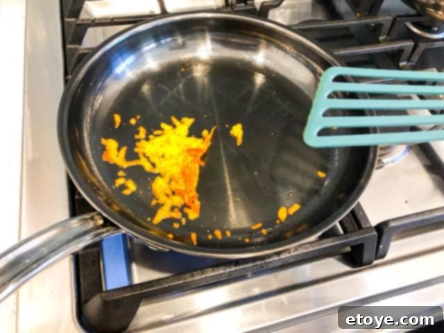 Hestan NanoBond Cookware review burnt cheese