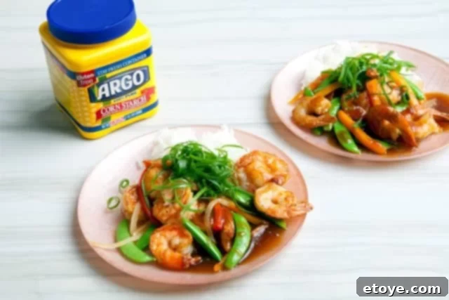 Quick Teriyaki Shrimp Stir Fry 2 Finished Shrimp Teriyaki Stir Fry served with rice and green onions