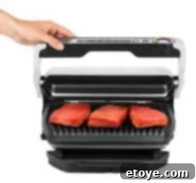 T-Fal OptiGrill's smart cooking sensor for food thickness